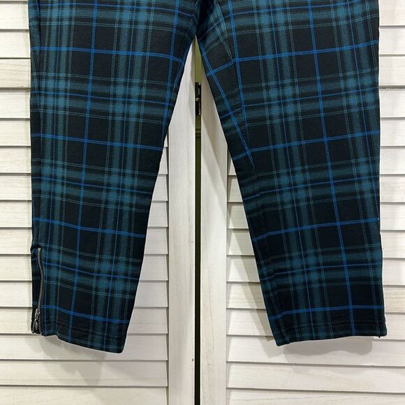 Susan Graver Pants Size MP French Knit Plaid - Picture 5 of 12